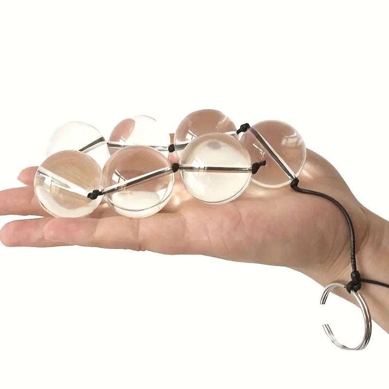 Unisex Sexy Toys Backyard Stimulating Anal Plug Crystal Pulling Beads