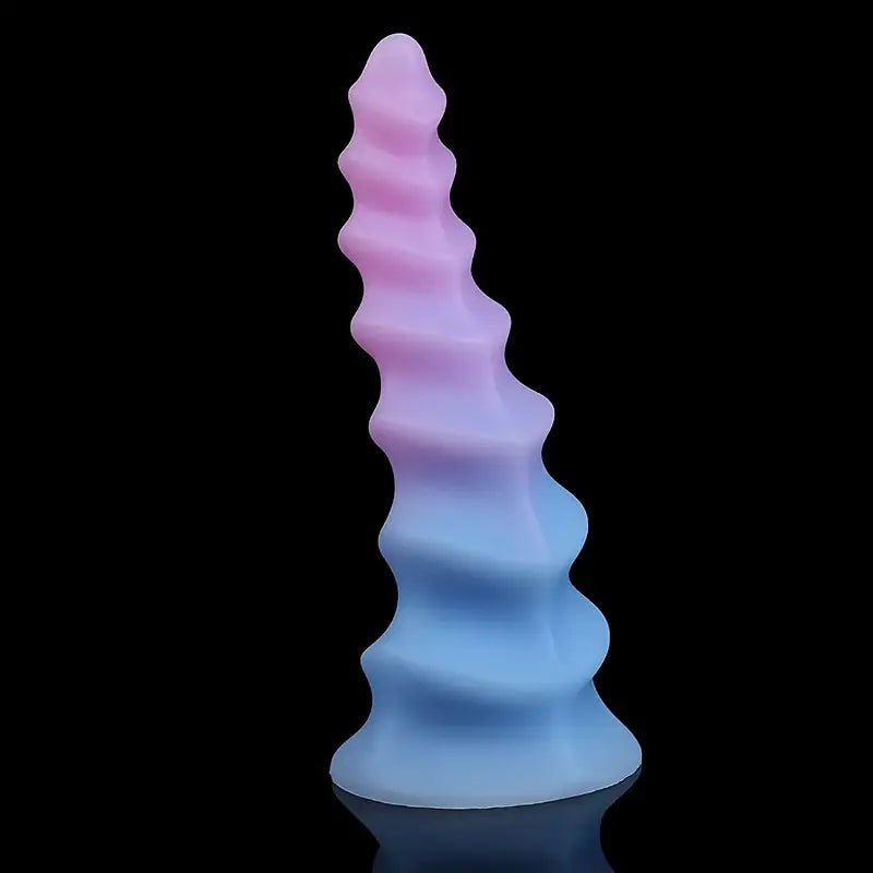 GlowMax Silicone Butt Plug Multi-Color Anal Dildo Prostate Massager