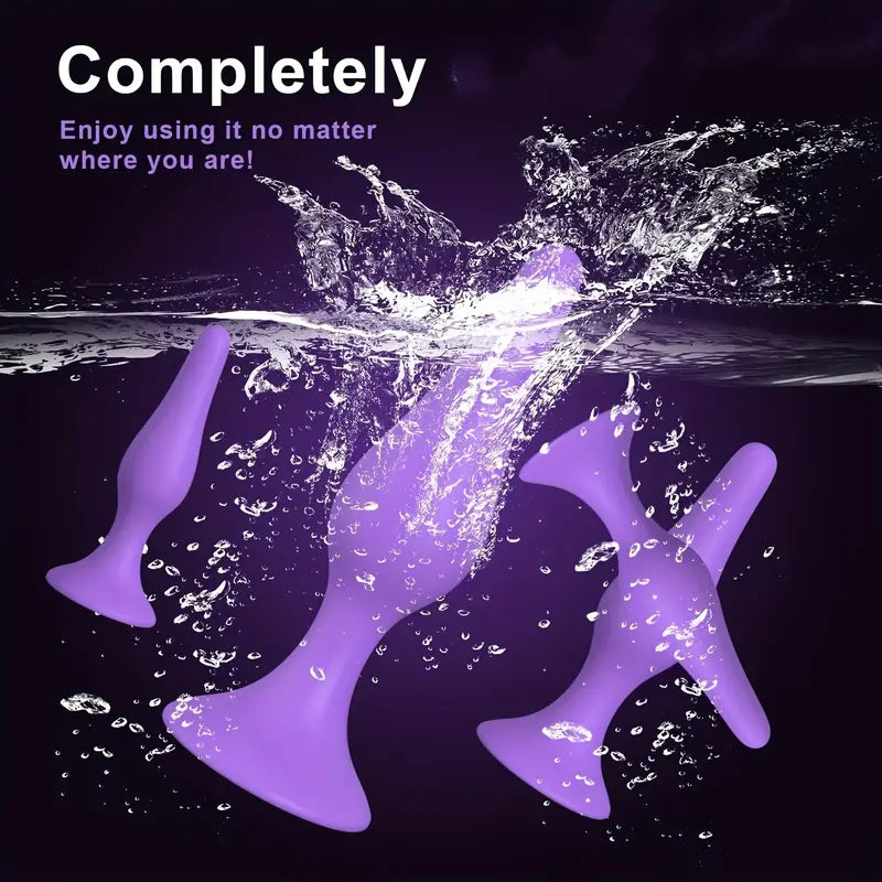 4pcs Anal Plug Training Anal Dildos Anal Prostate Vaginal G-Spot Sex Toy