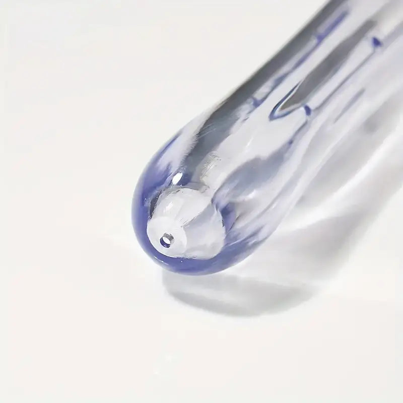 7-Hole Handheld Showerhead Enema Douche Transparent Floor Mount Design