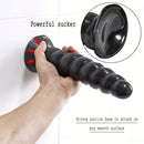 PVC Waterproof Non-Latex Anal Plug Vaginal Penetrator With Beads