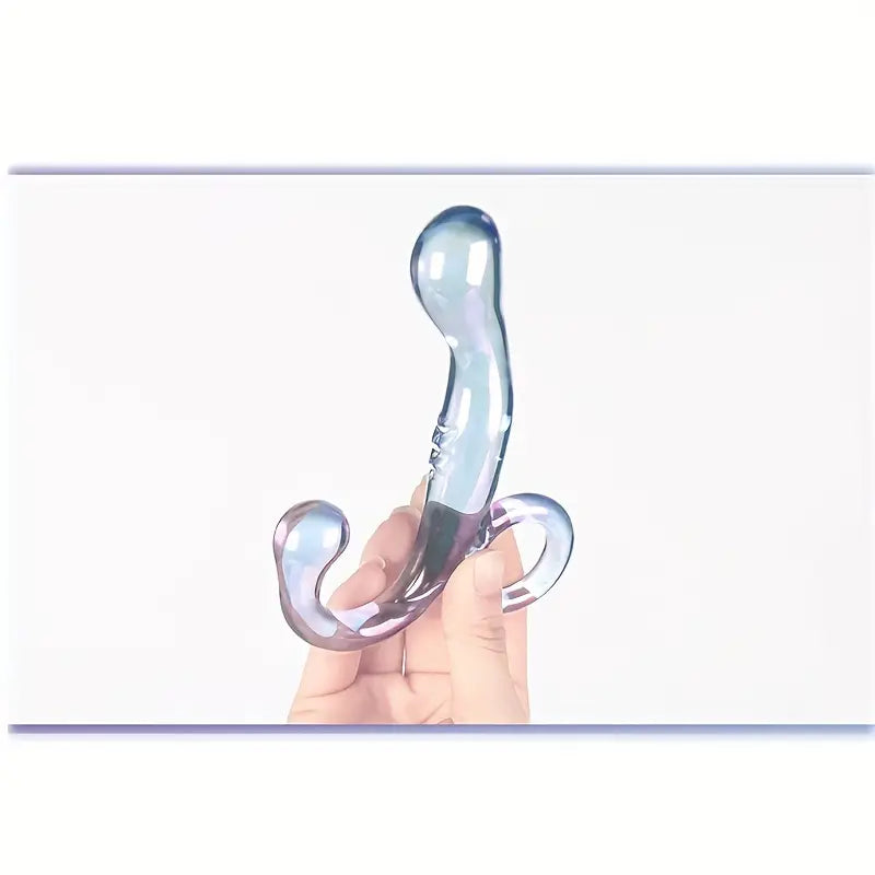 Anal Probe Manual Adult Pleasure Massager Transparent Glass Butt Plug