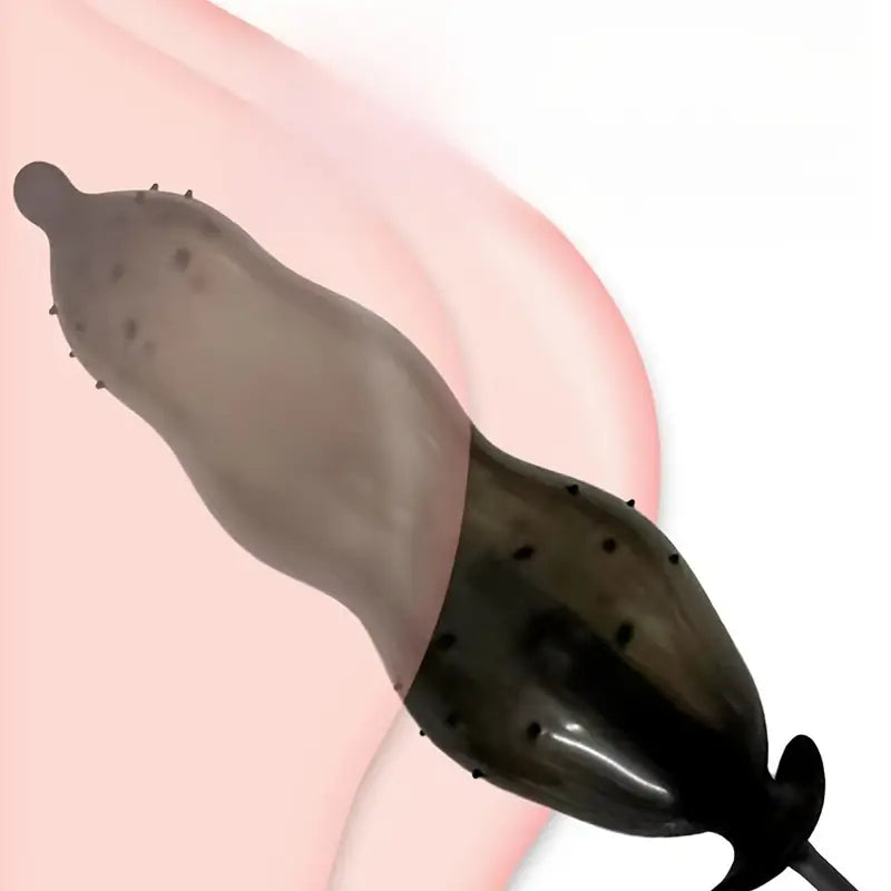 Silicone Inflatable Anal Plug With 5 Different Sizes Inflatable Anal Dilator