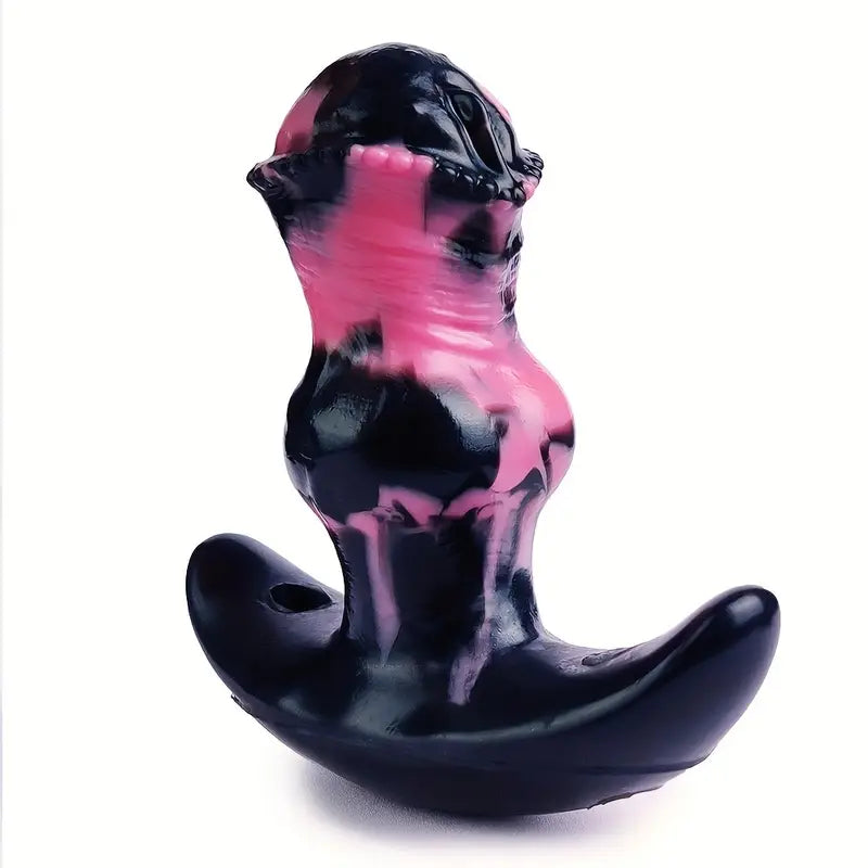 BDSM Horse Feather Silicone Fox Tail Anal Toy Monster Cosplay Butt Plug