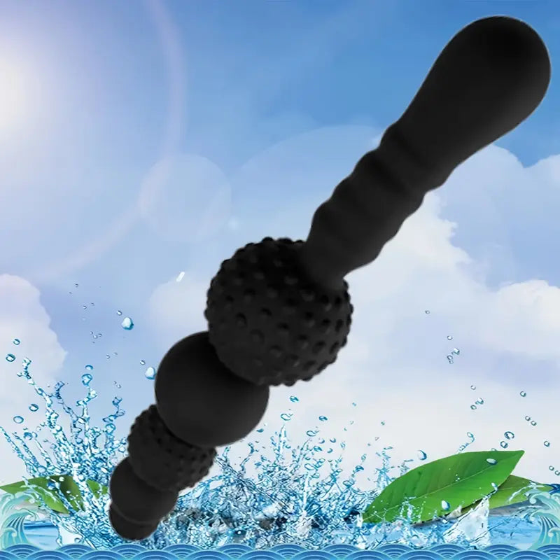 Silicone Anal Plug G-Spot Stimulator Anal Beads Prostate Massage Butt Plug