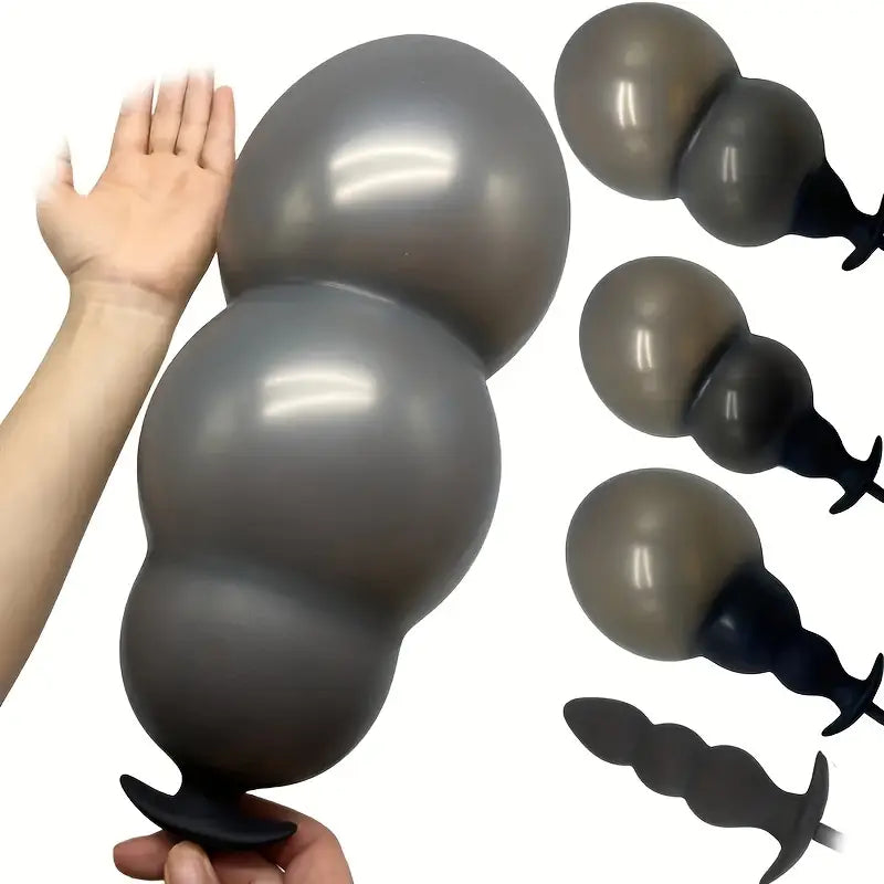 Silicone Inflatable Anal Dildo Ass Plug Sex Toy Anal Plug Anal Trainer Dilator