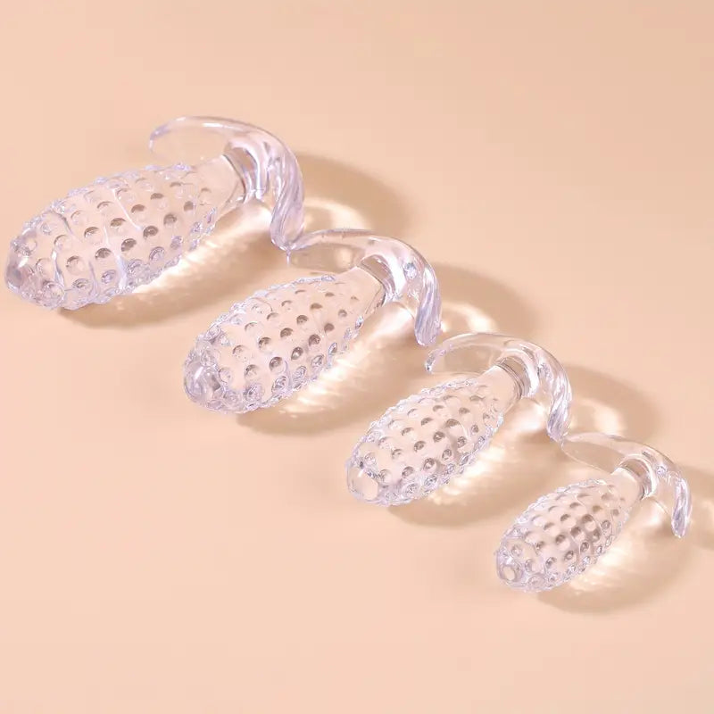 Transparent Butt Plug Anal Plug Dildo For Outing Prostate Stimulation