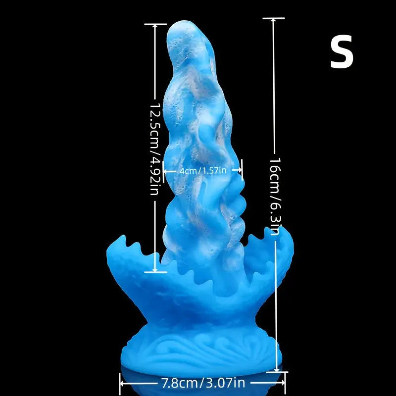 3 Sizes Cannibal Flowers Silicone Anal Plug Stimulate Vagina Anus