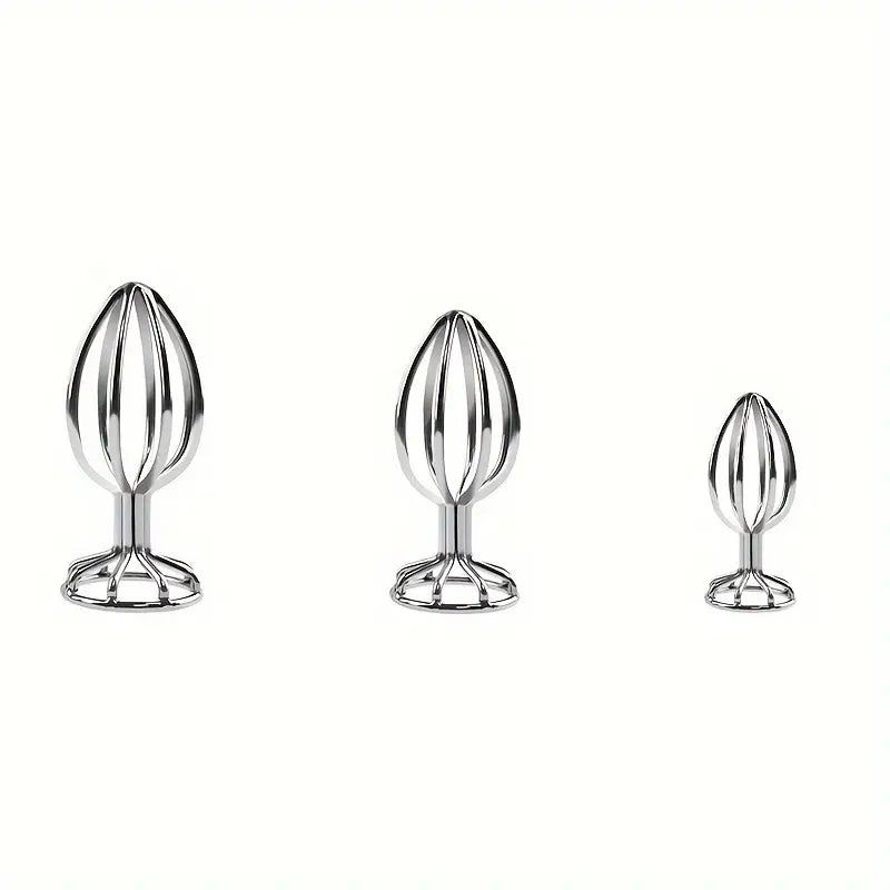 Pleasure Anal Plug Metal Expanding Prostate Massager Butt Plug For Men