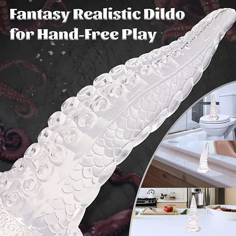 9.2in Silicone Octopus Anal Plug Sex Toy Soft Anal Dildo Sm Toy Butt Plug