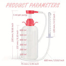 20.29oz Enema Kit For Colon Cleansing Anti-Backflow Anal Vaginal Douche
