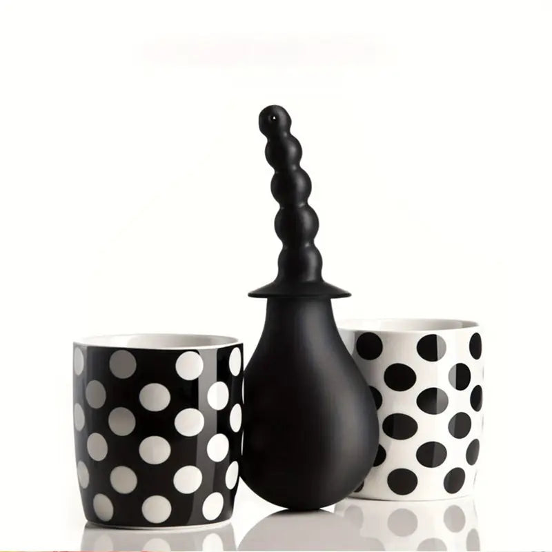 Reusable Silicone Enema Bulb With Comfort Butt Plug Easy Grip Bulb