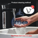Double Motor Male Prostate Massager Vibrator 360° Rotate Ring Butt Plug