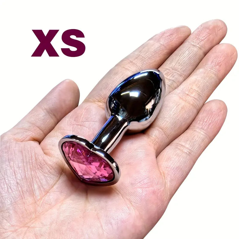 Metal Anal Plug Jewelry Base For Beginner To Expert 5 Size Butt Plug