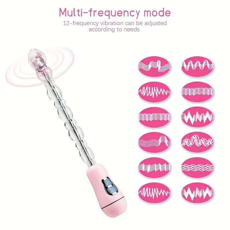 Vibrating Anal Beads 12 Modes USB Rechargeable Anal Sex Toy