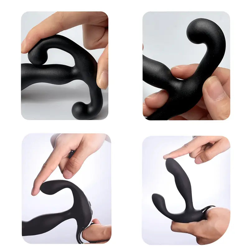 Spiral Anal Silicone Plug Anal Dildo Butt Plug Men Prostate Massager