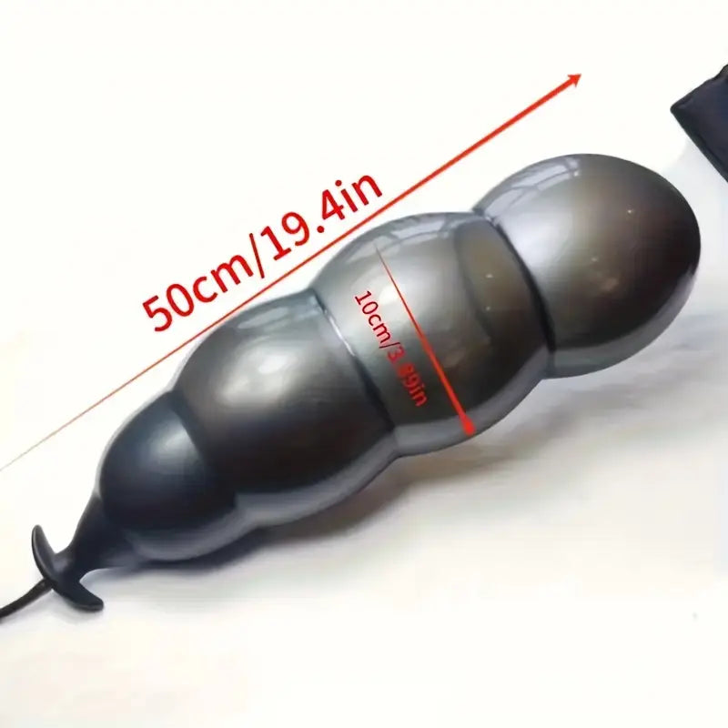 Unisex Inflatable Smooth Anal Plug Toy Masturbator Anus Dilator Massager