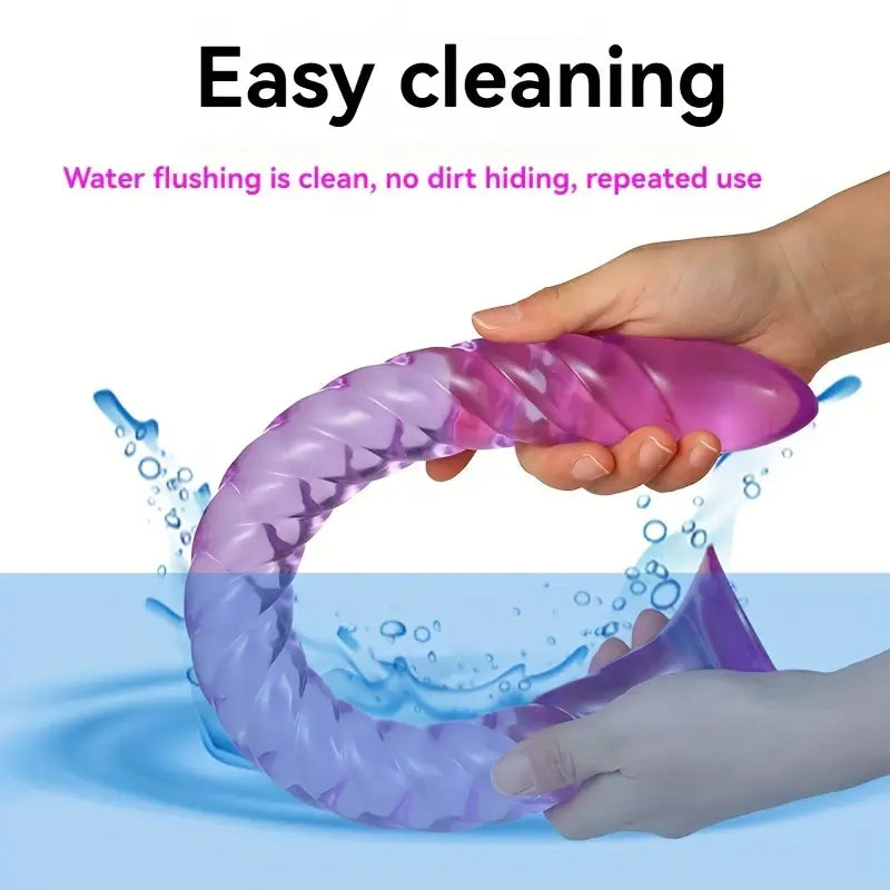 Spiral Twist Soft Butt Plug Suitable For Both Men Women Adult Toy