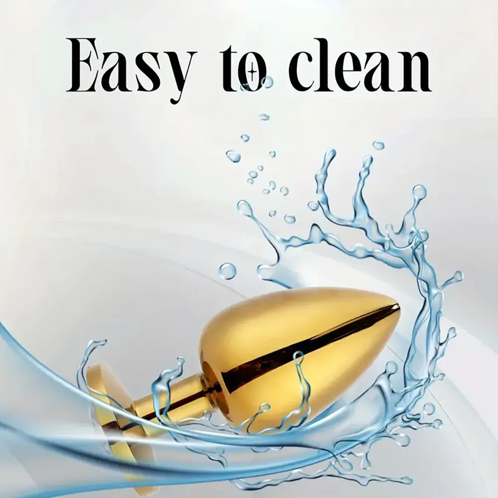 Metal Gem Anal Trainer Exercise Plug For Beginners Experienced Users