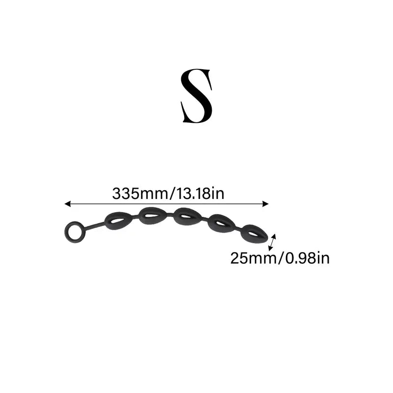 Silicone Anal Bead Plug Deep Passion Butt PlugHand Washable Adult Dilator