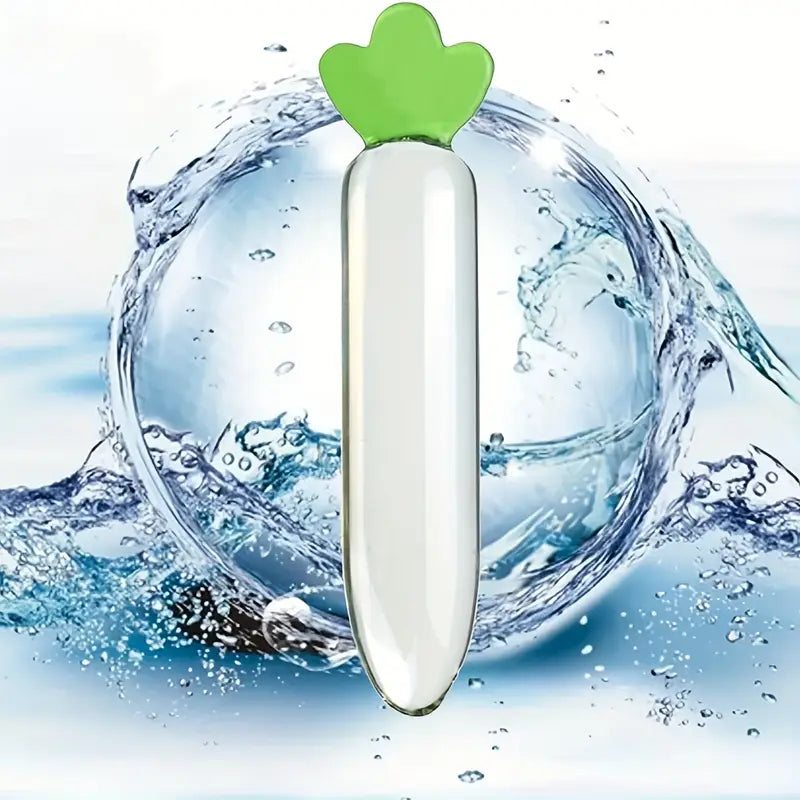 Glass Anal Butt Plug Crystal Butt Plug VegetableFruit Shape Crystal Dildo