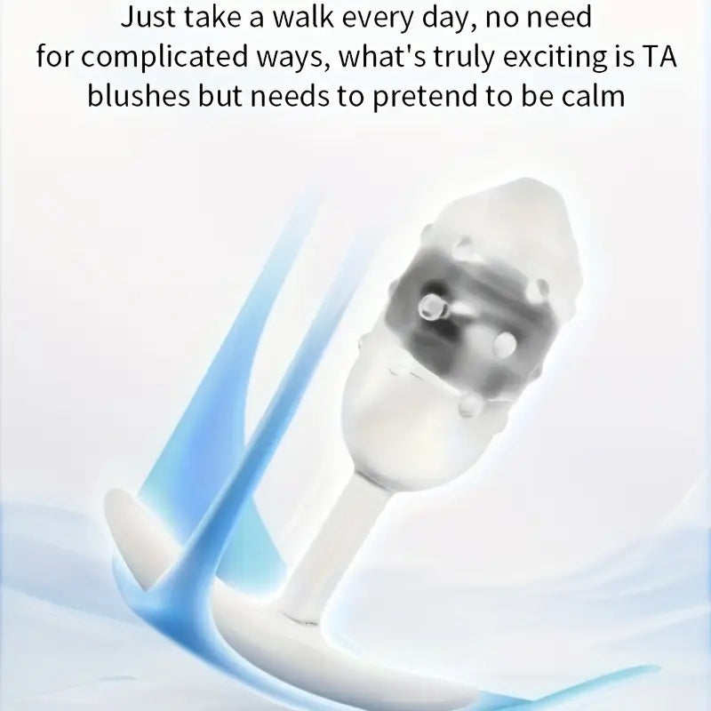 Transparent Gravity Anal Plug Toy For Stimulation Massager Pleasure