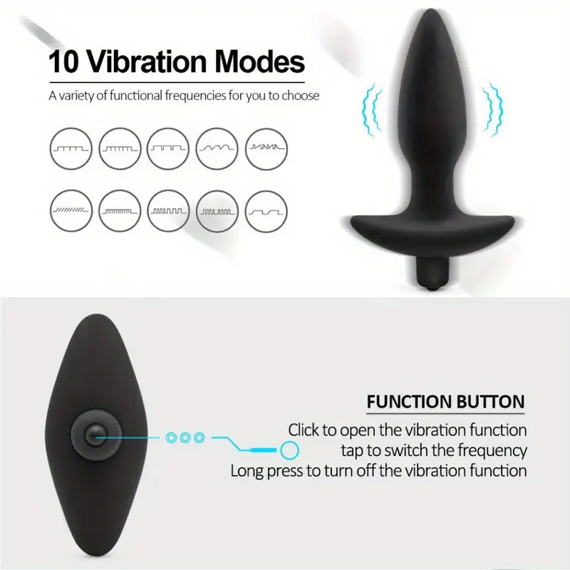 10 Speed Anal Vibrator Anal Prostate Massage Anal Plug Stimulator Vibrator
