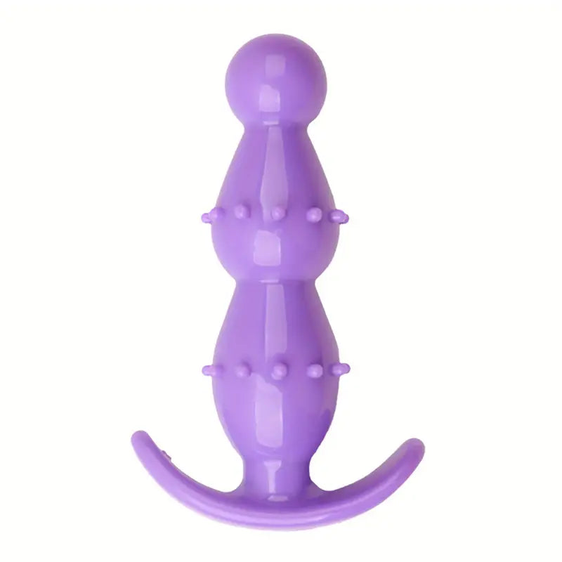 Pink Anal Plug Pull Handle Ergonomic 3-Ball Design For Prostate Massage