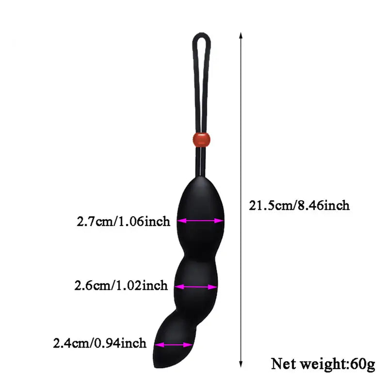 Unique Shaped Silicone Butt Plug BDSM Games Flirting With Cock Ring