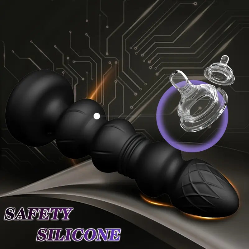 Wireless G-Spot Stimulator With 2 Modes Dual Motor Vibrating Anal Plug