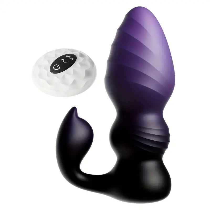 Dual Vibration Motor 7 Frequency Double Earthquake Anal Butt Plug