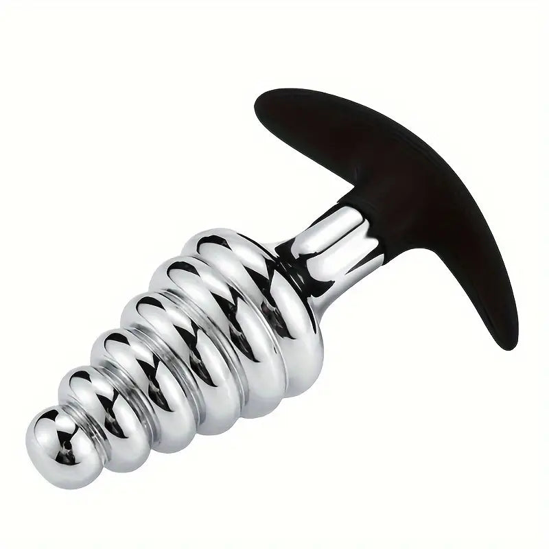 Anchor T-Shaped Base Removable Design Metal Anal Butt Plug