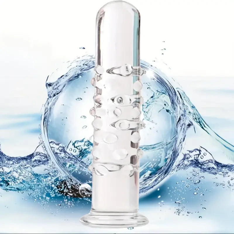 Crystal Glass Dildo Prostate Massager G Spot Stimulator Crystal Toy