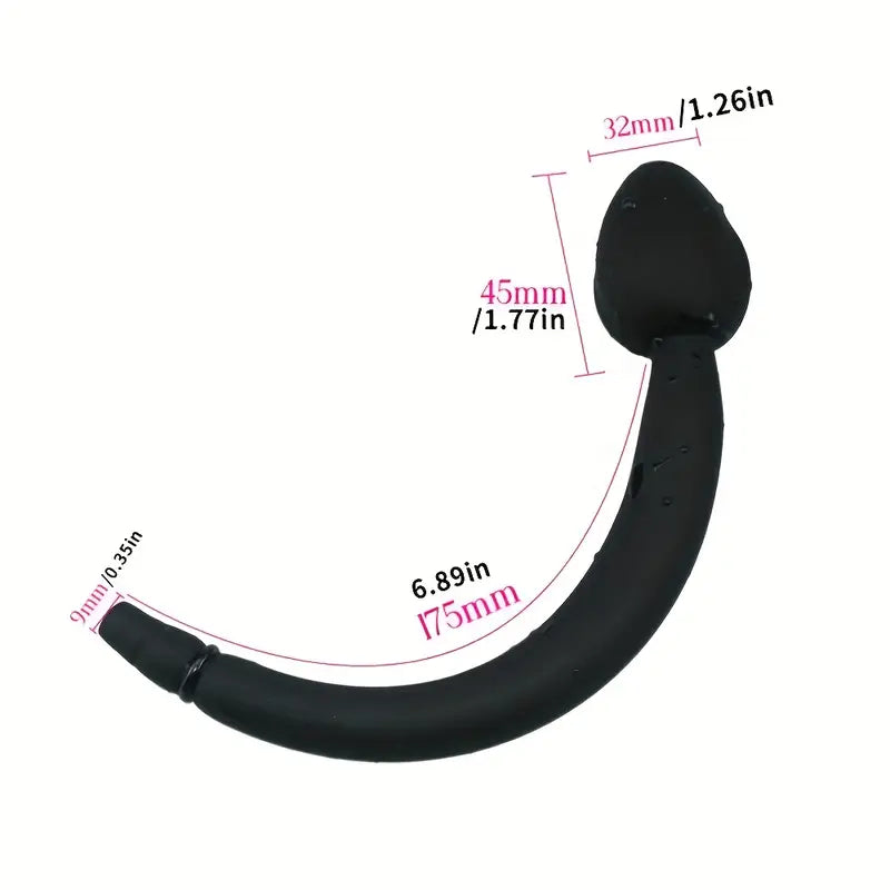 Liquid Silicone Inflatable Anal Plug With Rolling Ball Inflatable Anal Plug