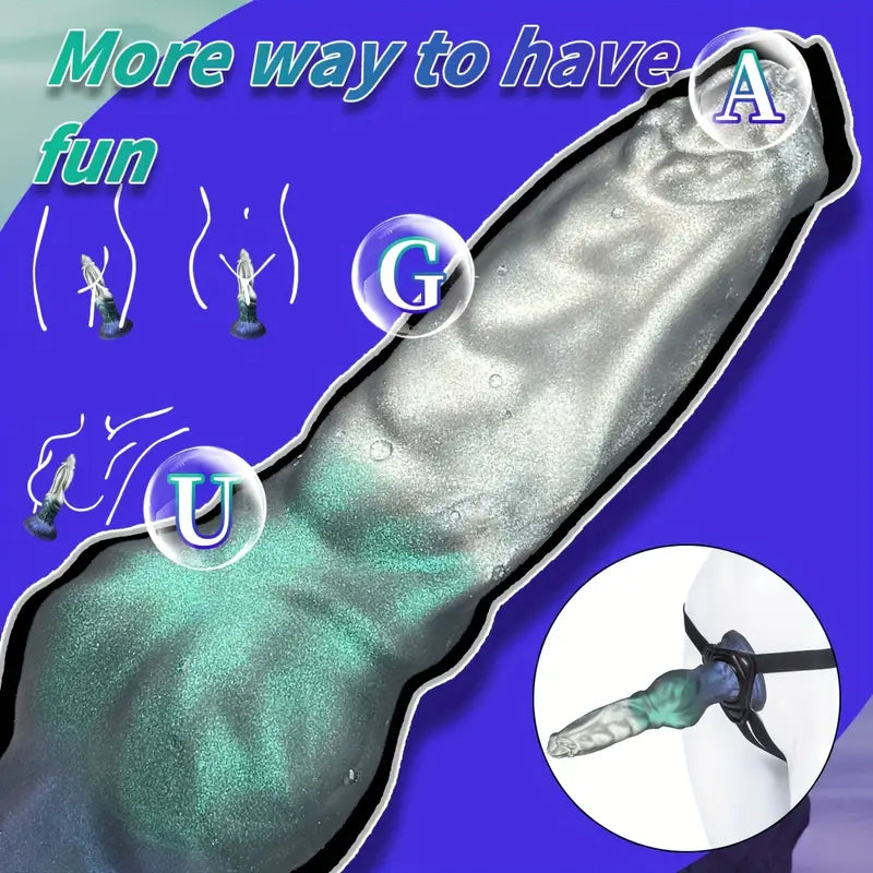 Long Anal Plug Glue Dildo Ass Plug Anal Vaginal Dilator Stimulation