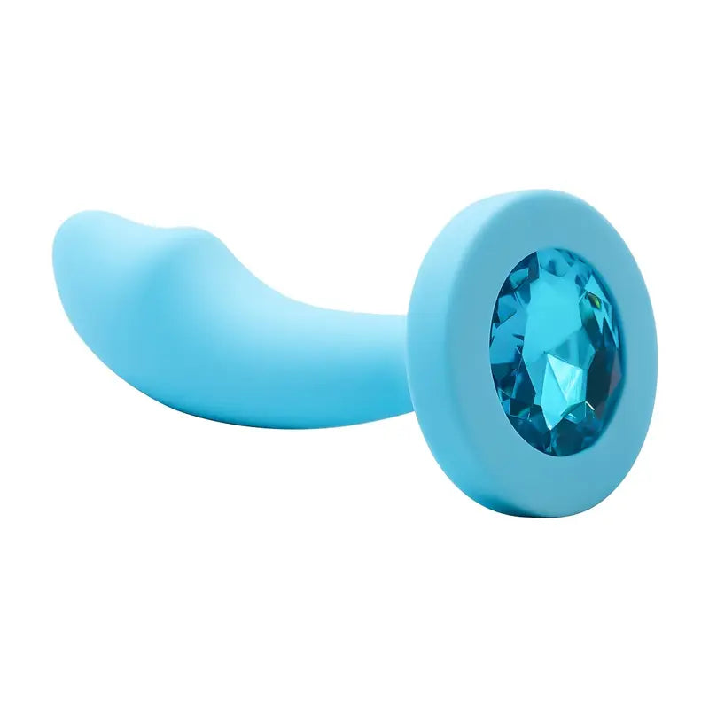 Silicone Anal Dildo Trainer Tool With Diamond Prostate Butt Plug Toy