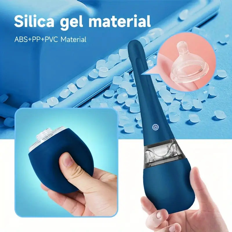 Electric Irrigator Cleaner 5 Speed Silicone Enema 5-hole Packaged Nozzle