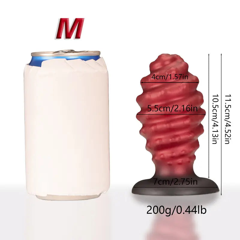 Flexible Silicone Conch Anal Plug Bendable Wistable For Stimulation