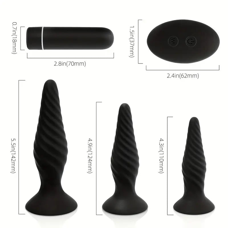 Vibrating Butt Plug Idris Anal Sex Toy Dildo Soft Liquid Silicone Anal Vibrator