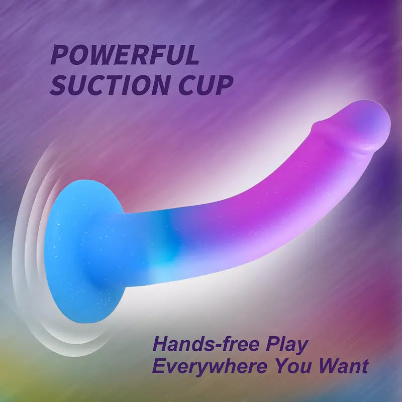 5.5" Soft Silicone Dildo Flexible Anal Plug With Suction Cup For Hands-Free