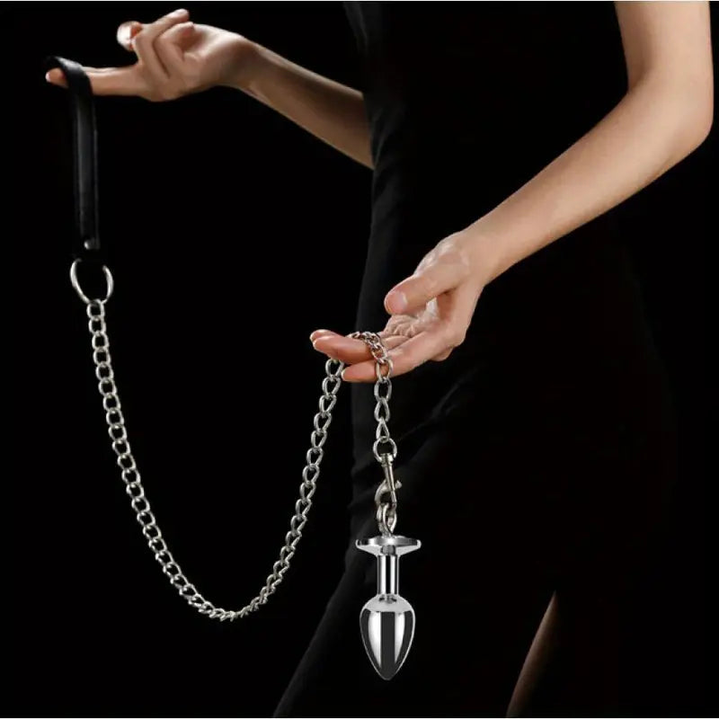 SM Adjustable Anal Plug Detachable Adult Alternative Traction For Flirting
