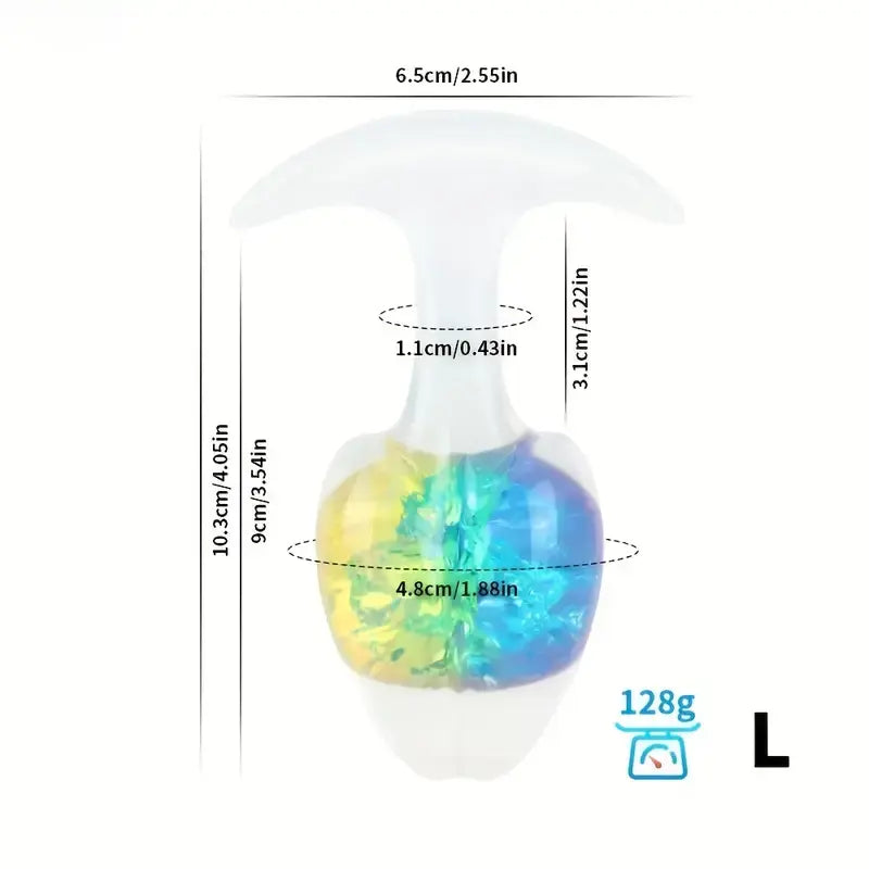 Liquid Silicone Anal Plug Outing SM Flirting Toy Backyard Masturbator