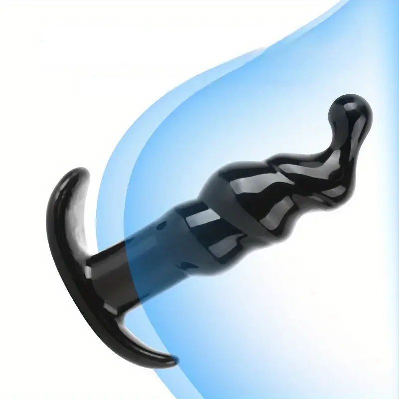Anal Plug Shape Simulation of Spiral Shape Dildo G-spot Butt Plug Adult Toy