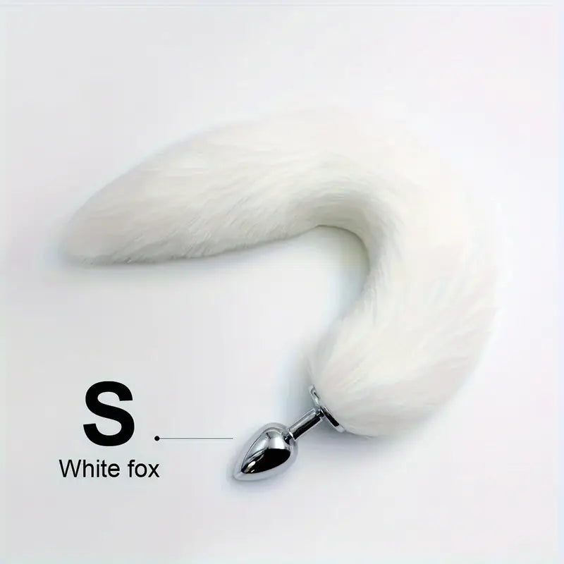 BDSM Five Sizes Dog Tail Anal Plug Animal Tail For Role-playing Sex Games