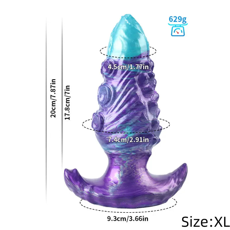 Large Wearable Silicone Realistic Giant Butt Plug Soft Anal Dildo