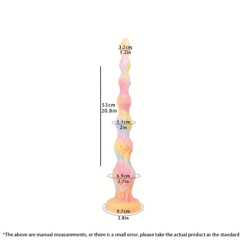 Realistic Tree Vine Beads Anal Prostate Massager Glowing Butt Plug