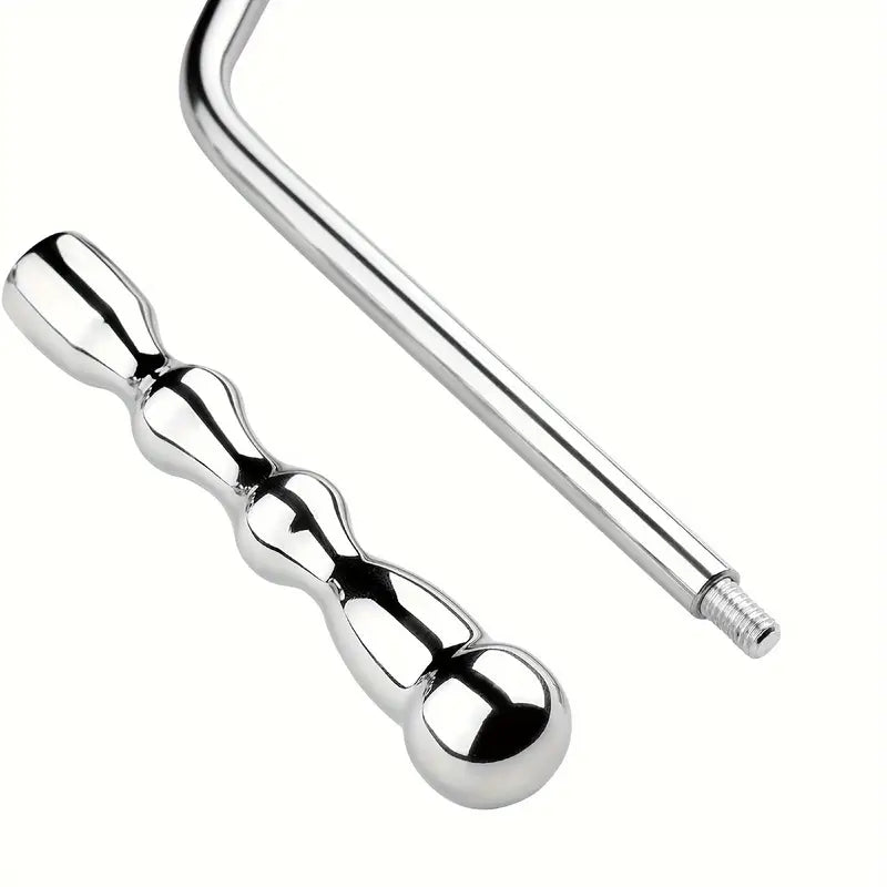 Stainless Steel Anal Hook 2 Interchangeable Ball Joint Hook For Couple