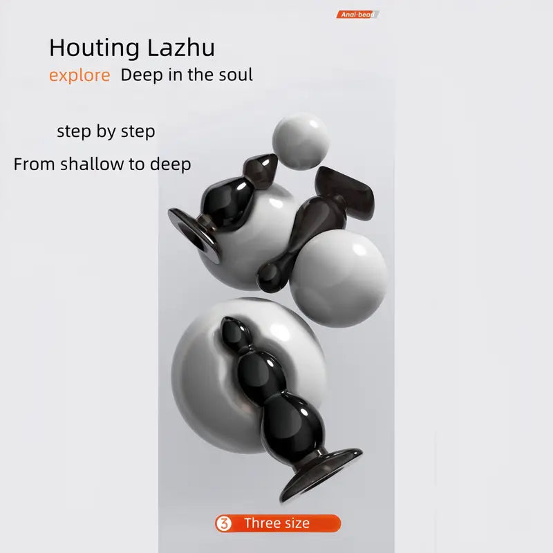 Cylinder SM Anal Plug Hand Washable Anal Beads Accessories