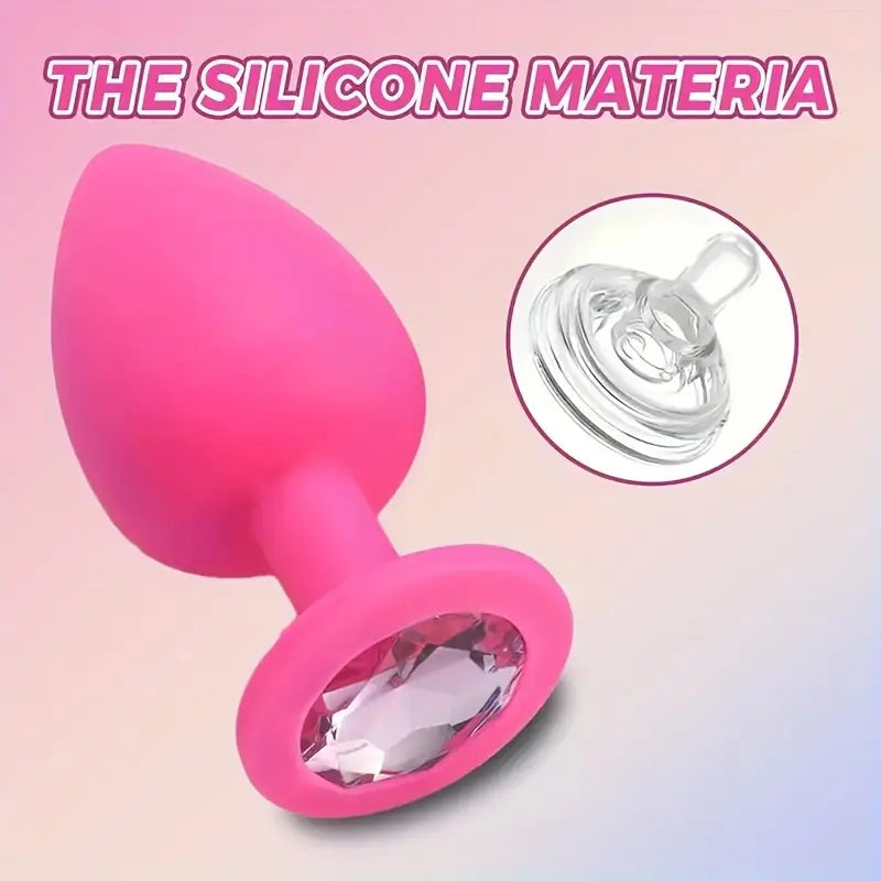 Three Anal Plugs Combination Set For Stimulate Men and Women