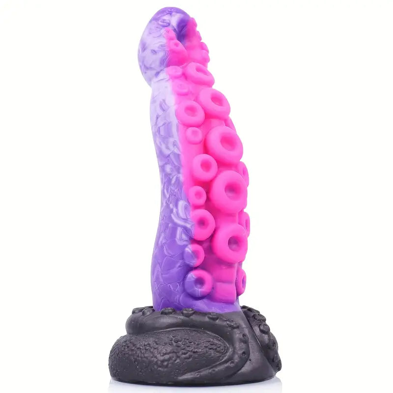 Octopus Texture Tentacle Soft Dong Silicone Hands-Free Anal Plug